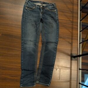 Silver Jeans Suki Dark Wash Denim